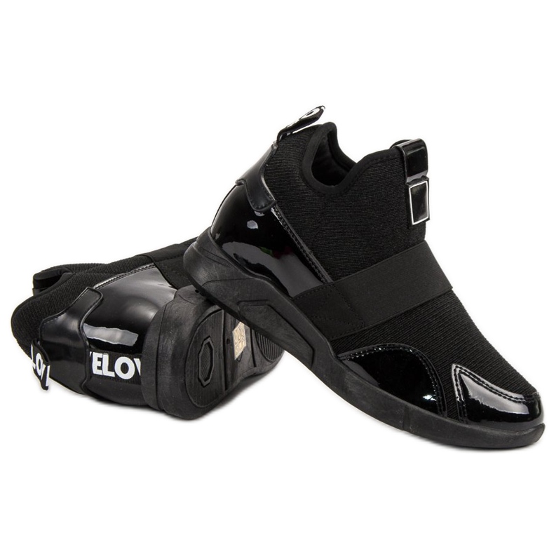 Wedge Slip-On sneakers sort 1