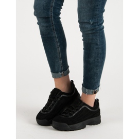 Sort ruskind sneakers 1