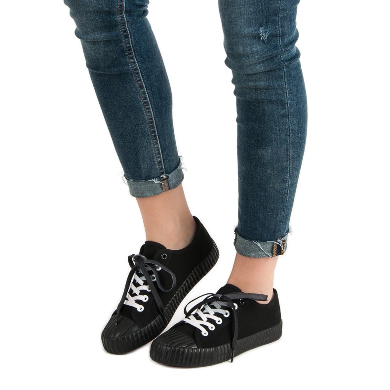 Yes Mile Moderigtige sorte sneakers 2