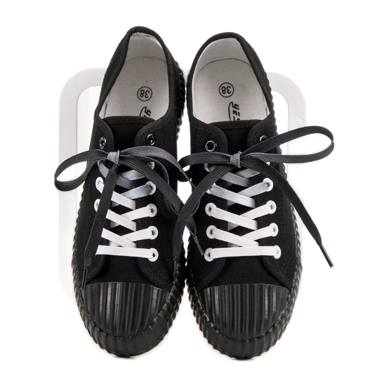 Yes Mile Moderigtige sorte sneakers 1