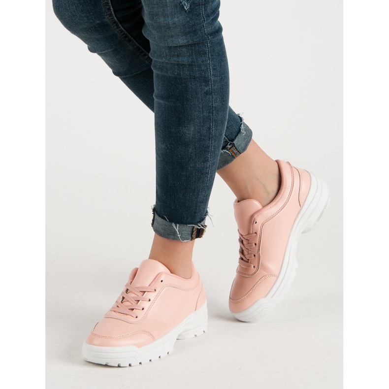 Lyserøde sneakers 2