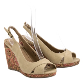 Corina Moderigtige Ethno -sandaler brun 2