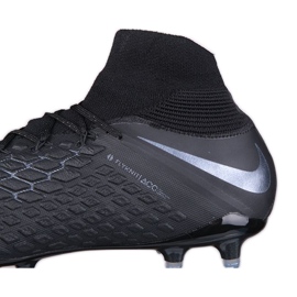 Nike Hypervenom Phantom 3 Elite Dynamic Fit Fg M AJ3803-001 fodboldsko sort sort 2