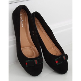 Sort dame ballerina X-3 Negro 1