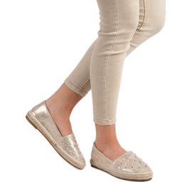 Lucky Shoes Espadrilles med jetfly gul 2