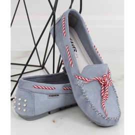 Blå kvinders loafers MH04 Blå 1