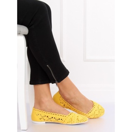 Gule åbent ballerinaer 4701 Gul 2