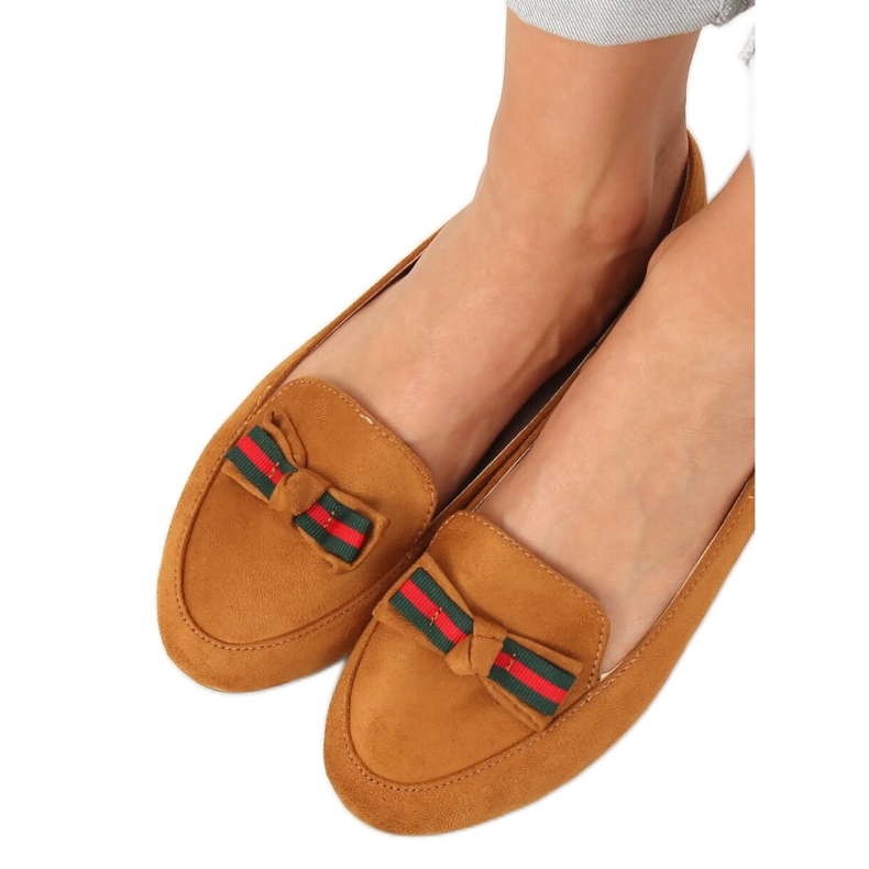 Kvinders loafers kamel JM6690Q Camel brun 2