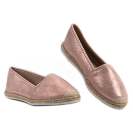 Lucky Shoes Pink Glitter Espadrilles lyserød 2