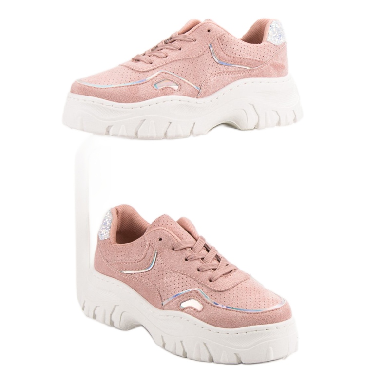 Moderigtige lyserøde sneakers 1