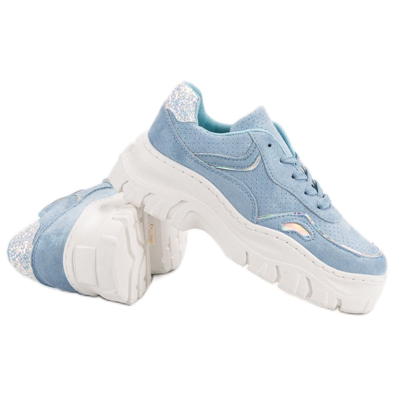 Moderigtige blå sneakers 1