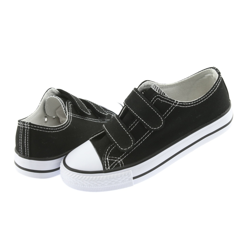 Sorte Atletico velcro sneakers hvid 4