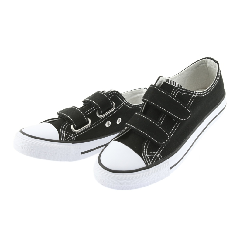 Sorte Atletico velcro sneakers hvid 3