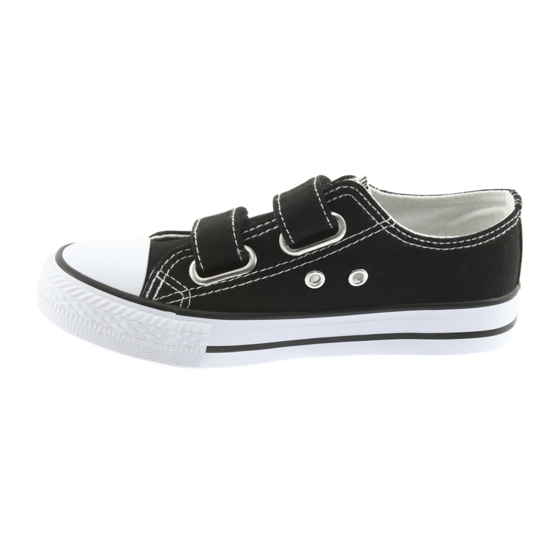 Sorte Atletico velcro sneakers hvid 2