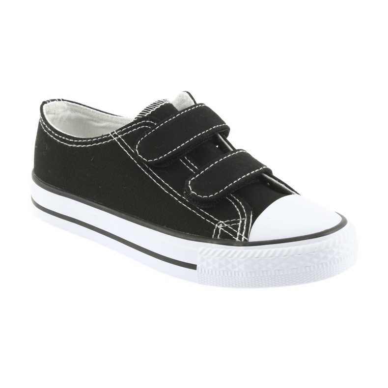 Sorte Atletico velcro sneakers hvid 1