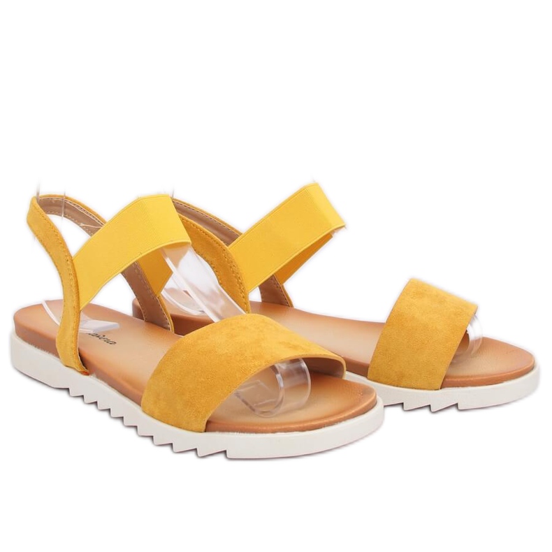 Gule damesandaler 9001 Gul 2