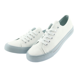 Atletico 18916 hvide / blå sneakers 3