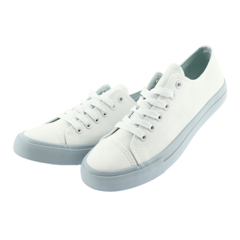 Atletico 18916 hvide / blå sneakers 3