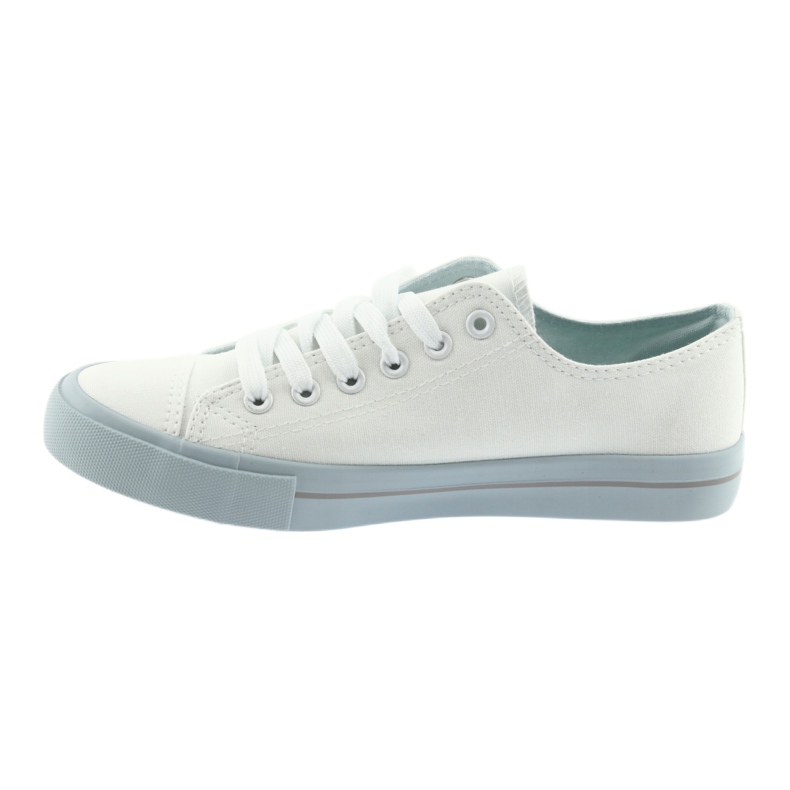 Atletico 18916 hvide / blå sneakers 2