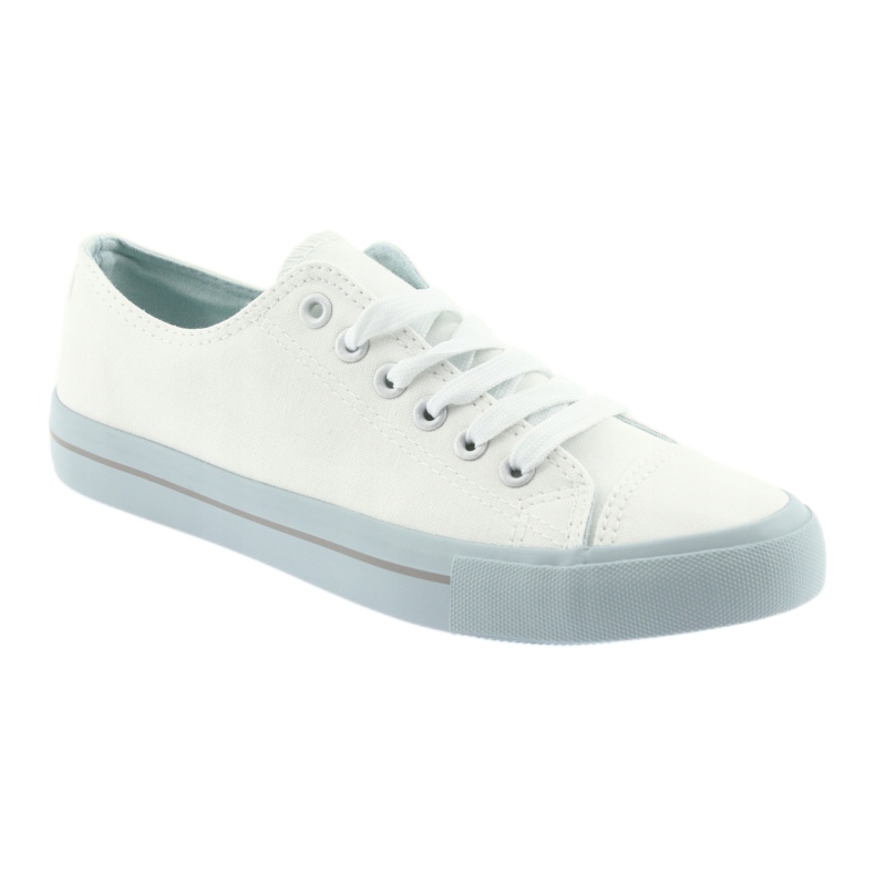 Atletico 18916 hvide / blå sneakers 1