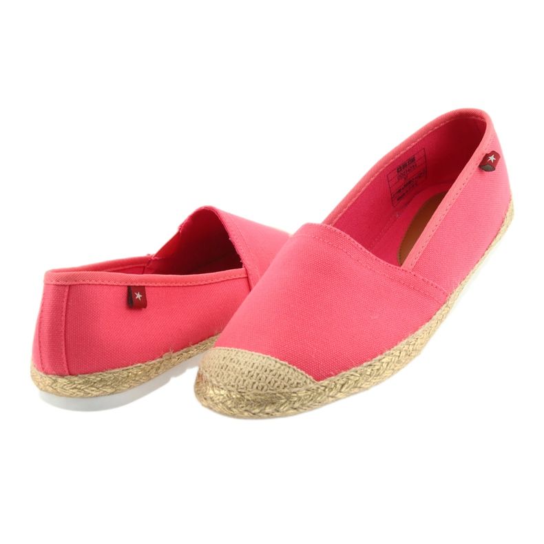 Big Star Kvinders Espadrilles 274731 Pink-Coral lyserød 4