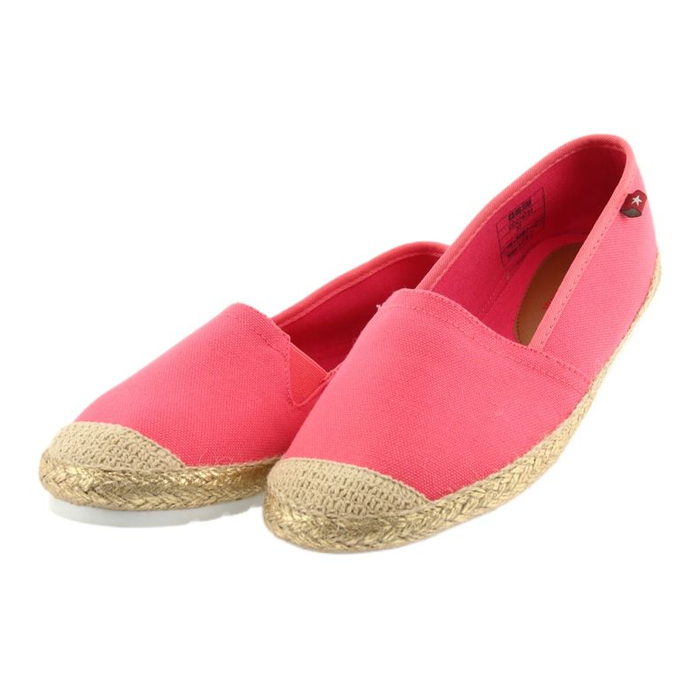 Big Star Kvinders Espadrilles 274731 Pink-Coral lyserød 3