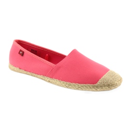 Big Star Kvinders Espadrilles 274731 Pink-Coral lyserød 1