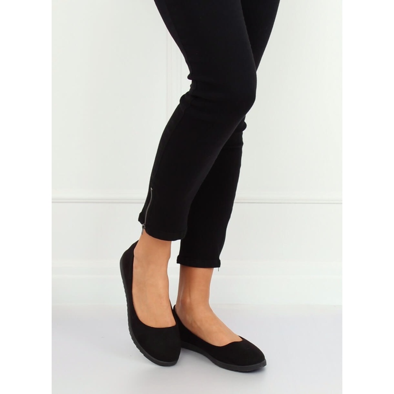 Sorte ballerinaer til kvinder 7845-P Sort 2
