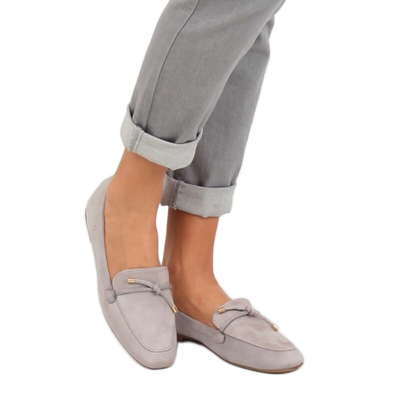 Grå Dame grå loafers 7115-P Grå 1