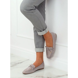 Grå Dame grå loafers 7115-P Grå 2