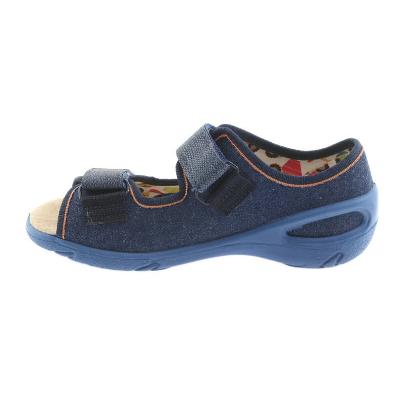 Befado børnesko pu 065X126 brun marineblå 2