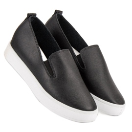 SHELOVET Klassiske Slipons sort 2