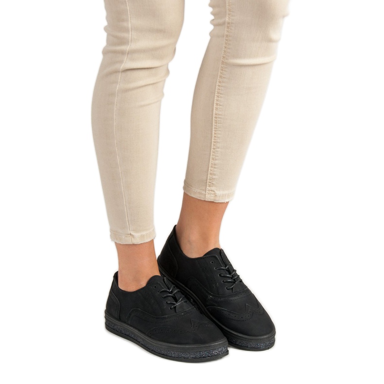 SHELOVET Sorte brogues 2