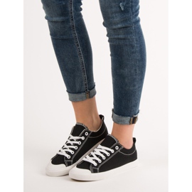 SHELOVET Lav sorte sneakers 2