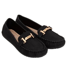 Sorte kvinders loafers VS-685 Sort 1