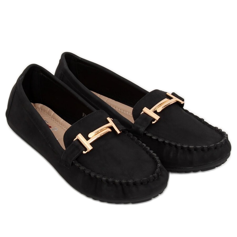 Sorte kvinders loafers VS-685 Sort 1