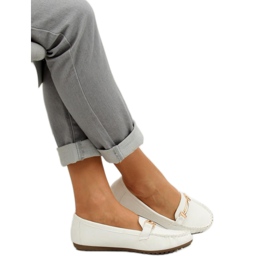 Hvide kvinders loafers VS-685 Hvid 2