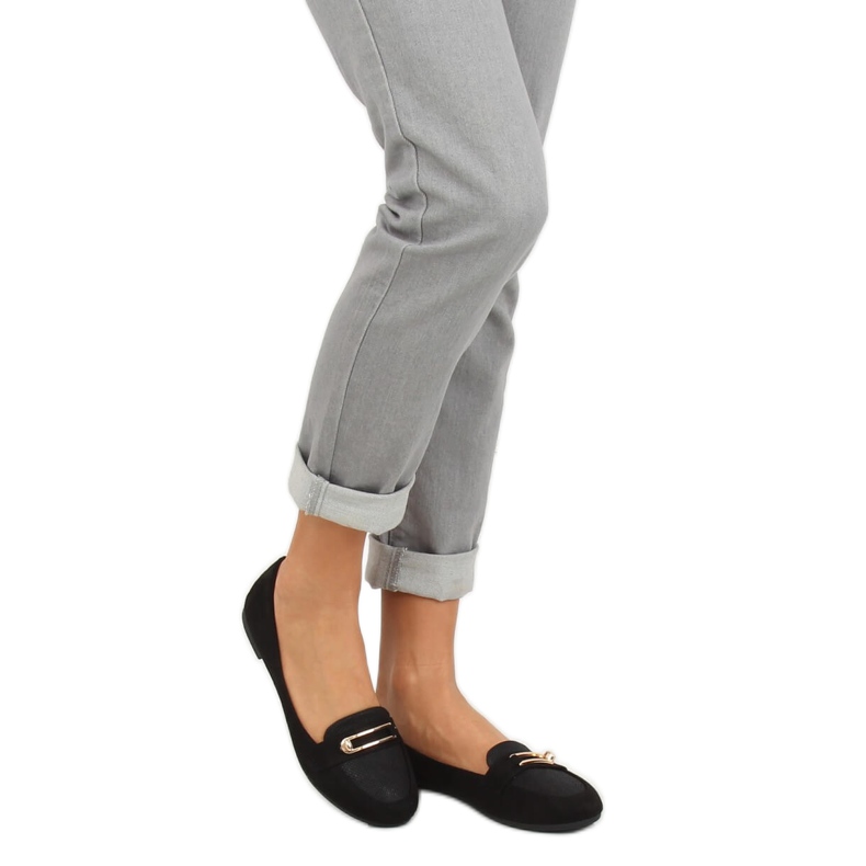 Sorte kvinders loafers VS-662 Sort 2