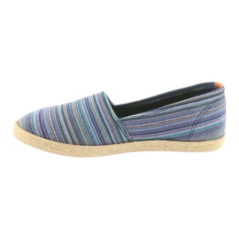 McKey 821 Espadrilles brun blå grøn marineblå 2