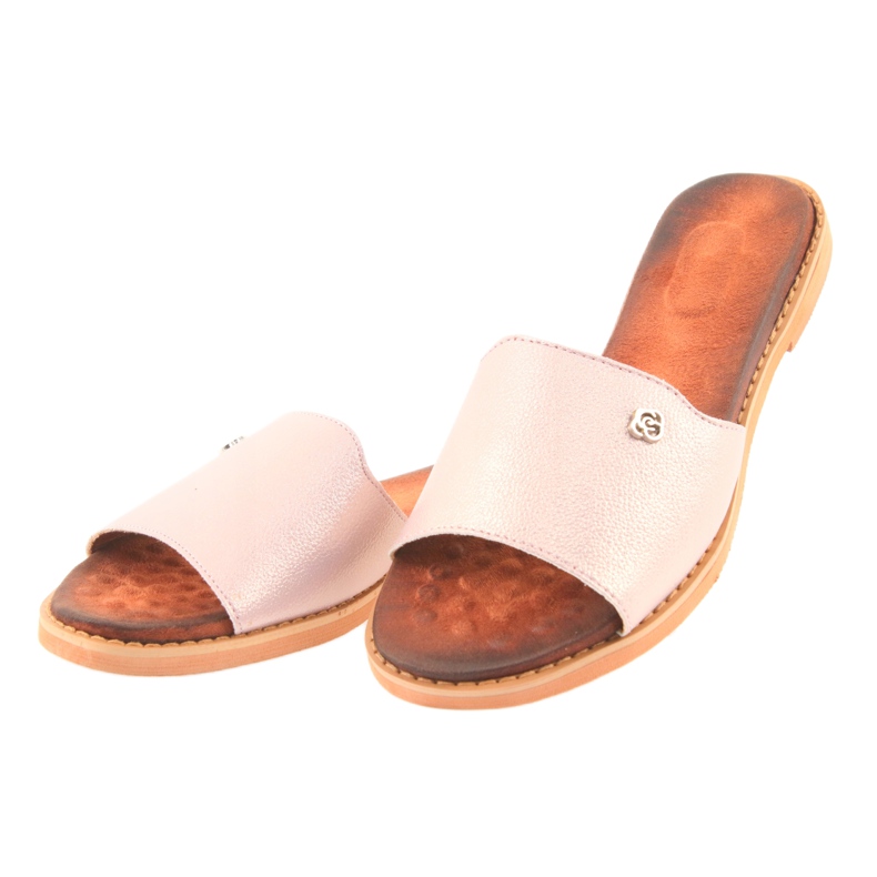 M.Daszyński Daszyński Women's Flat Heel 1837 Pink lyserød 3