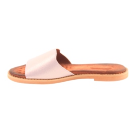 M.Daszyński Daszyński Women's Flat Heel 1837 Pink lyserød 2