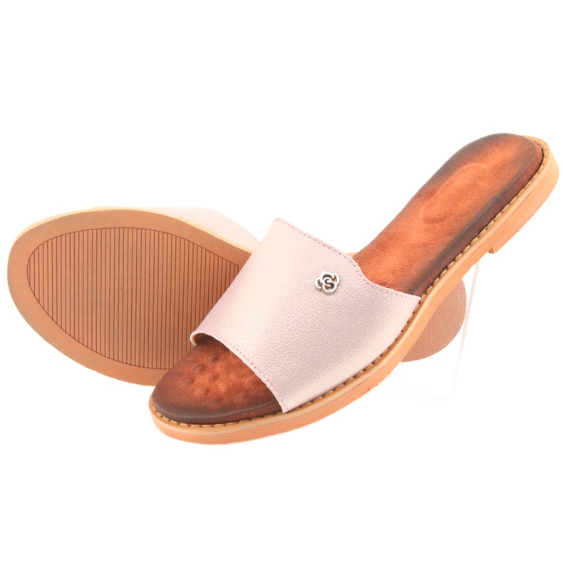 M.Daszyński Daszyński Women's Flat Heel 1837 Pink lyserød 4