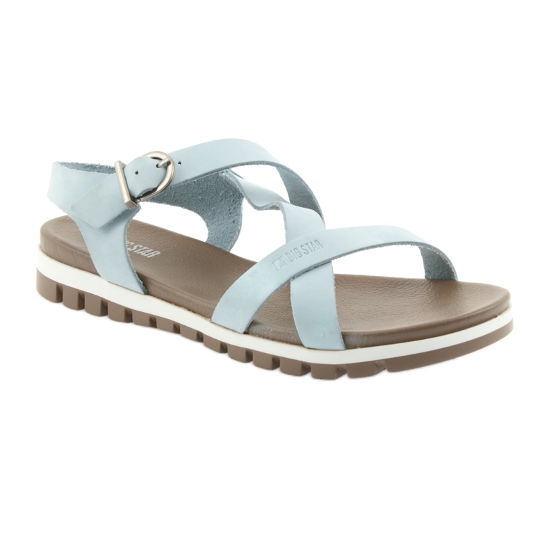 Komfortable Big Star sandaler blå 1