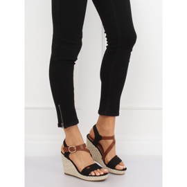 Sorte BL-360 sorte kile sandaler 2