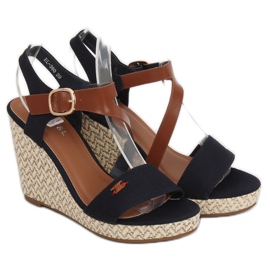 Kile sandaler BL-360 Navy brun marineblå 2