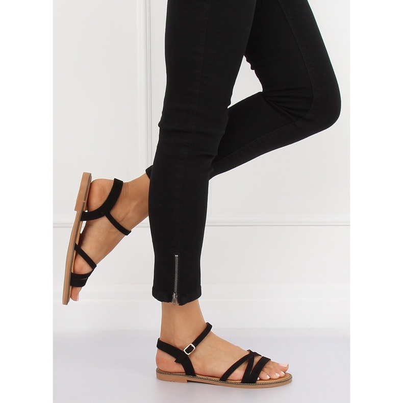 Sorte kvinders sandaler S55 Sort 1