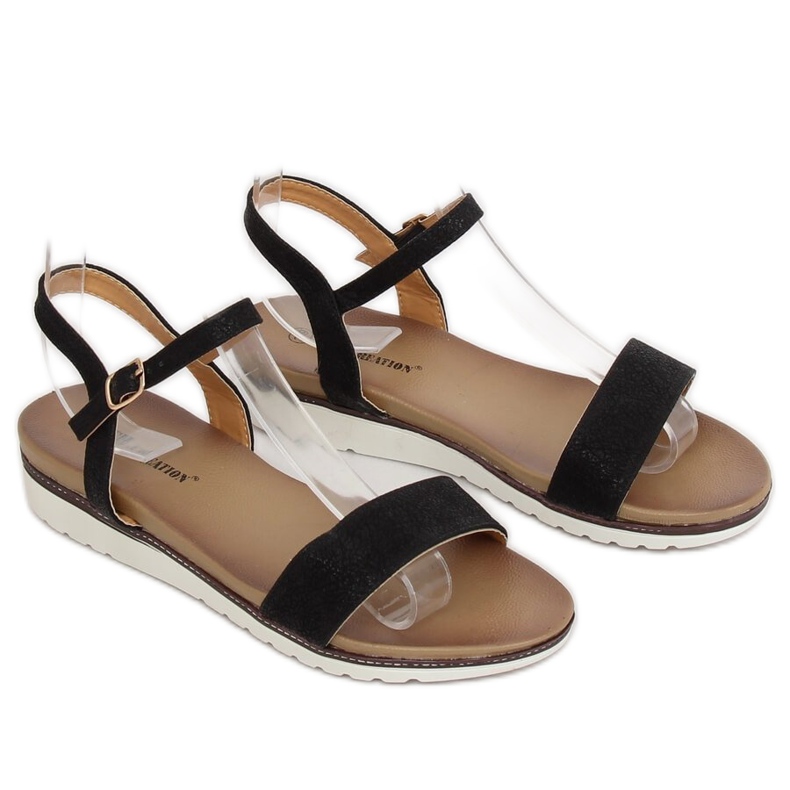 Sorte kvinders sandaler S18-33 Sort 2
