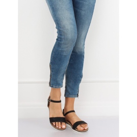 Sorte kvinders sandaler S18-33 Sort 1