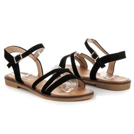 Ch. Creation Sandaler i ruskind sort 1