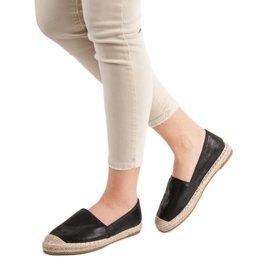 Forever Folie Sort Espadrilles 1